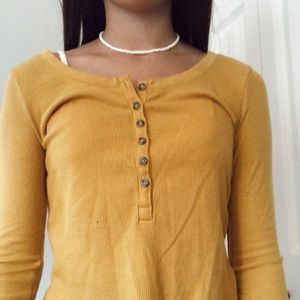 yellow long sleeve from old navy